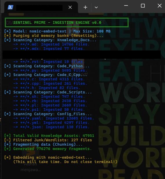 Sentinel Ingestion Log